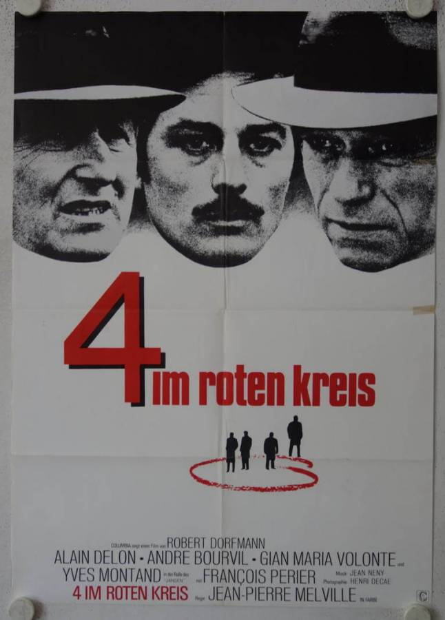 Le Cercle Rouge - The Red Circle original release german movie poster